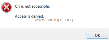 c-no-accesible-acceso-denegado-windows-8-refresh