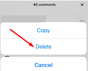 Изтриване-TikTok-Коментар