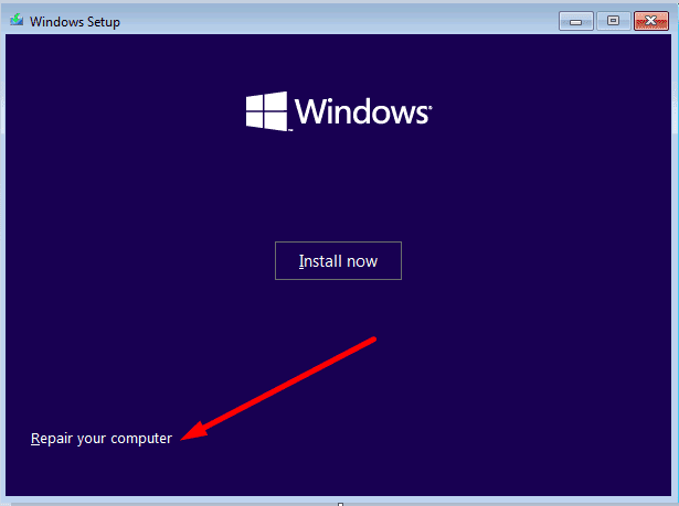 repareer uw computer windows 10