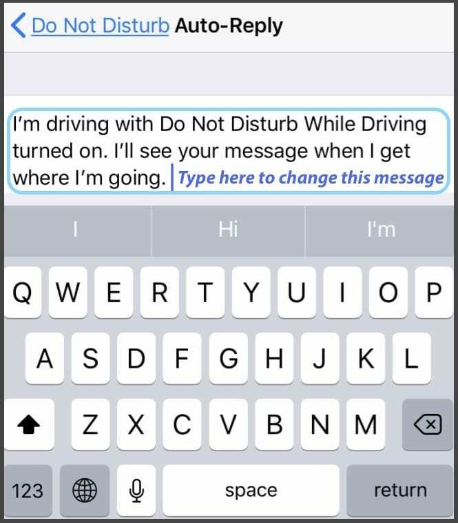 A Ne zavarjanak vezetés közben funkció engedélyezése vagy letiltása iPhone-on