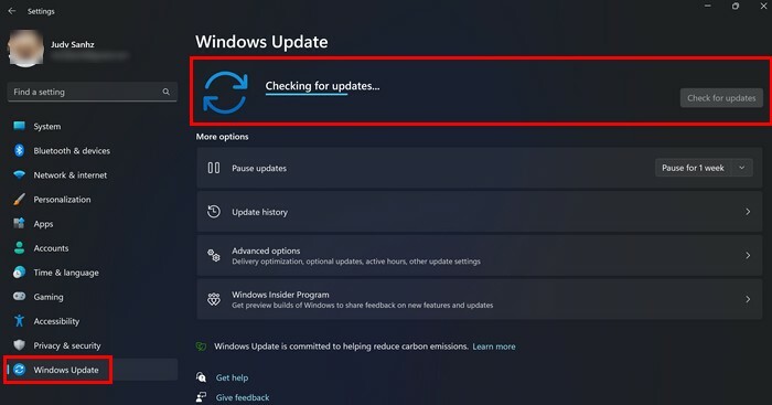 Suchen Sie nach ausstehenden Updates in Windows