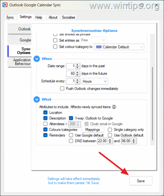 sinkronizirati Google i Outlook kalendare