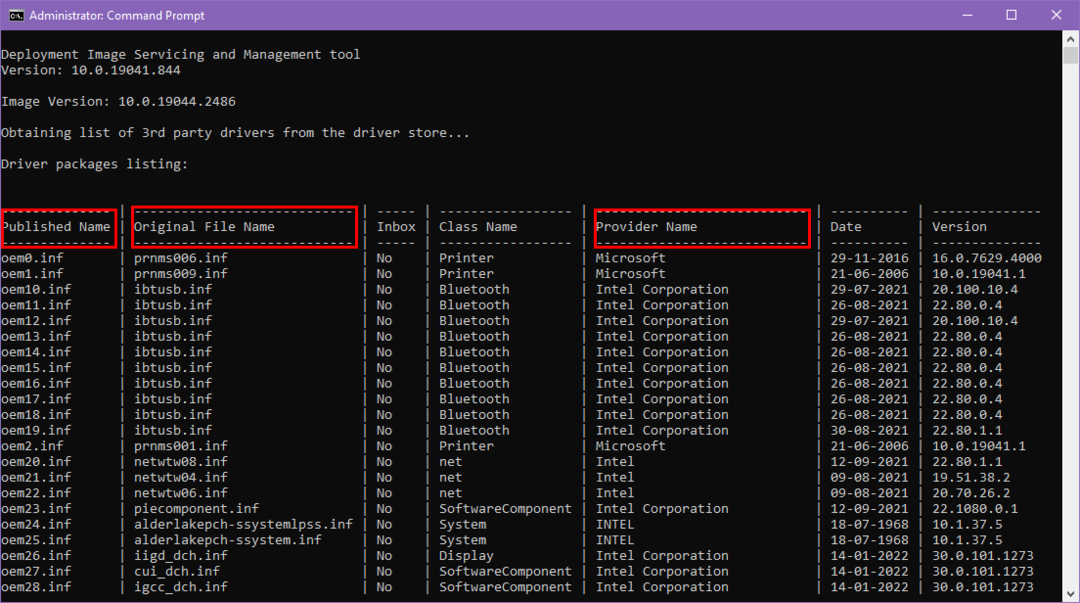 Encontrar todos los controladores de cmd