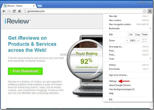 remove-review -chrome