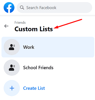 Facebook-vlastní-seznamy přátel