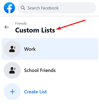 Facebook-custom-daftar-teman