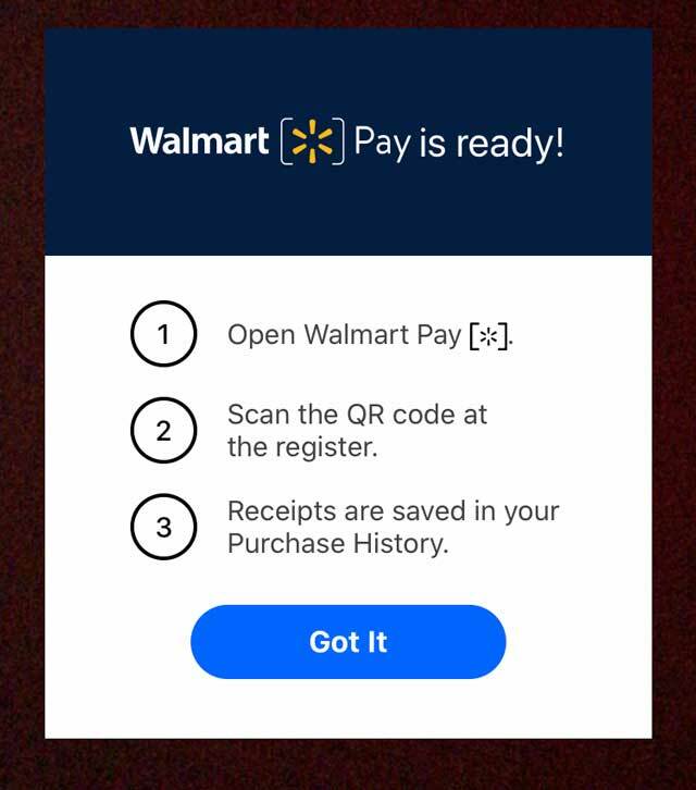 Walmart გადახდის აღწერა