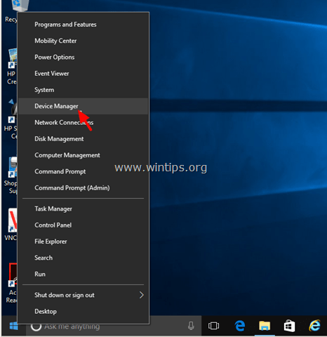 gestione dispositivi apre Windows 10