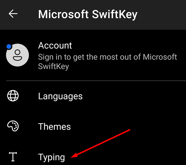 введення тексту microsoft switfkey